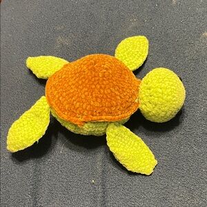Plush Turtle Toy for kids- Brown and Green